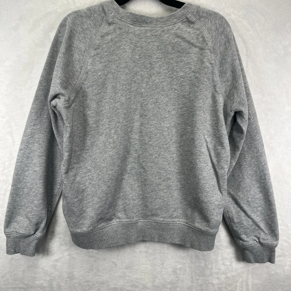 Hanna Andersson Crewneck Appliqué‎ Sweater Girls 10 Bird Rainbow Cotton Fall